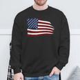 Distressed Us Usa Flag Stars And Stripes American Sweatshirt Geschenke für alte Männer