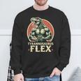 Divertido Bodybuilder Tyrannosaurus Flex Gym T-Rex Dinosaur Camisa de entrenamiento Regalos para ancianos