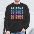 Divertido Regalo Nombre Ariadna Personalizado Primer Nombre Camisa de entrenamiento Regalos para ancianos