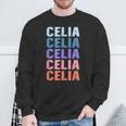 Divertido Regalo Nombre Celia Personalizado Primer Nombre Camisa de entrenamiento Regalos para ancianos