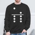 Domino Stein 2 Pieces 6 Pieces Carnival Costume Sweatshirt Geschenke für alte Männer