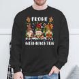 Drei Zwerge Passende Familie Frohe Weihnachten Sweatshirt Geschenke für alte Männer