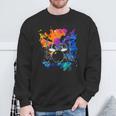 Drum Set Colourful Instrument Band Drums Music Musician Sweatshirt Geschenke für alte Männer