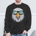 Eagles Lover Cool Bald Eagle's Head With Sunglasses Nature Sweatshirt Gifts for Old Men