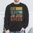 Eat Sleep Jiu-Jitsu Repeat Jiu-Jitsu Sin Mangas Camisa de entrenamiento Regalos para ancianos