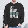 Eat Sleep Squash Repeat Squash Camisa de entrenamiento Regalos para ancianos