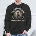 Echte Männer Jagen Ihr Essen Selbst Sweatshirt Geschenke für alte Männer