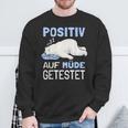 Eisbär Auf Positiv Müde Tested Sleep S Sweatshirt Geschenke für alte Männer