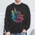 With Electric Guitar Sweatshirt Geschenke für alte Männer