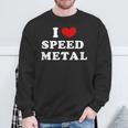Me Encanta El Speed Metal Me Encanta El Speed Metal Camisa de entrenamiento Regalos para ancianos