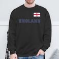 England With National Flag Flag On The Chest Sweatshirt Geschenke für alte Männer