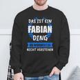 Fabian Name First Name Sweatshirt Geschenke für alte Männer