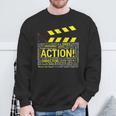 Filmmaker Director Cameraman Film Crew Sweatshirt Geschenke für alte Männer