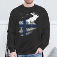 Finland Flag Elk Finland Sweatshirt Geschenke für alte Männer