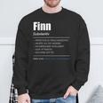 Finn Name First Name Sweatshirt Geschenke für alte Männer