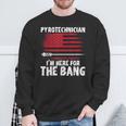 Fireworks Director Pyro Crew Pyrotechnic Pyrotechnician Sweatshirt Gifts for Old Men