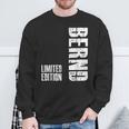 First Name Limited Edition Birthday For Bernd Sweatshirt Geschenke für alte Männer