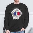 French Flag Home France Sweatshirt Geschenke für alte Männer