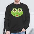 Frog Face Costume For Carnival And Fancy Dress Sweatshirt Geschenke für alte Männer