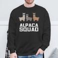 Alpaca For Alpaca Squad Lovers Sweatshirt Geschenke für alte Männer