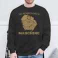 Bodybuilder Training Ich Name Mich Machine Sweatshirt Geschenke für alte Männer