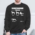 Dog Holder Doberman Dog Tricks S Sweatshirt Geschenke für alte Männer