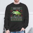 Fishing Christmas Fishing Pike Ruprecht Sweatshirt Geschenke für alte Männer