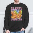 Glizzy Gobbler Meme Hilarious Hot Dog Glizzy Lovers Sweatshirt Gifts for Old Men