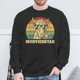 Muhviehstar Moviestar Cow Cow Cow Cattle Farmer Sweatshirt Geschenke für alte Männer