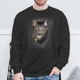 Pocket With Maine Coon Cat Motif Sweatshirt Geschenke für alte Männer