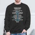 Slogan North Sea North German Basic Law Sweatshirt Geschenke für alte Männer