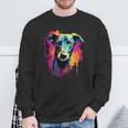 Galgo Espanol Colourful Greyhound Sweatshirt Geschenke für alte Männer