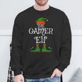 The Gamer Elf Christmas Boys Nager Sweatshirt Geschenke für alte Männer