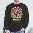 Get In Loser Sweatshirt - Raccoon Opossum Trash Panda Fun Gifts for Old Men