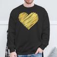 Golden Heart Sweatshirt Geschenke für alte Männer