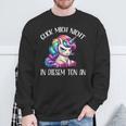 Guck Mich Nicht In Diesem Ton An Einhorn Sweatshirt Geschenke für alte Männer