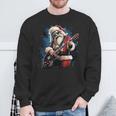 Hab Einen Rock & Roll Christmas Rock Santa Music Lovers Sweatshirt Geschenke für alte Männer