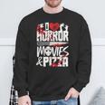 Halloween Shirt I Like Scary Movies And Pizza Sweatshirt Gifts for Old Men