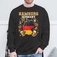 Hamburgo Alemania Souvenir Bandera Alemana Mapa Hamburgoacaciones Camisa de entrenamiento Regalos para ancianos