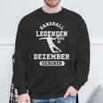 Handball Legends Are Born In December Birthday Sweatshirt Geschenke für alte Männer