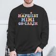 Happiest Mimi On Earth Mother's Day Matching Family Trip Sweatshirt Gifts for Old Men