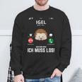 Hedgehog Freak Sweatshirt Geschenke für alte Männer