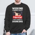 Hentai Drinking Japanese Anime Manga Sweatshirt Geschenke für alte Männer