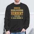 Herbert First Name Name Saying Herbert Sweatshirt Geschenke für alte Männer