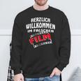 Herzlich Willkommen Im False Film S Sweatshirt Geschenke für alte Männer