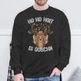 Ho Ho Hoit Di Goschn Weihnachten Ugly Christmas Sweatshirt Geschenke für alte Männer