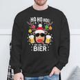 Ho Ho Hol Mir Mal Ein Bier Reindeer Christmas Sweatshirt Geschenke für alte Männer