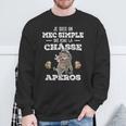 Homme Humour Chasseur Sanglier J'aime La Chasse Et L'apéro Sweater e Cadeaux pour les vieillards