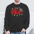 The Hope Personalized Name Flowers On Stage Stars Sweatshirt Gifts for Old Men