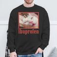 Ibuprofen Cat Meme Sweatshirt Geschenke für alte Männer